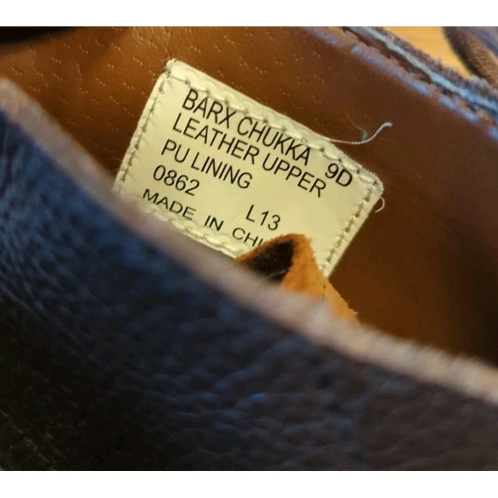 Men's Polo Ralph Lauren‎ Barx Chukka 2-Tone 4eye Ankle Boots Size 9 D